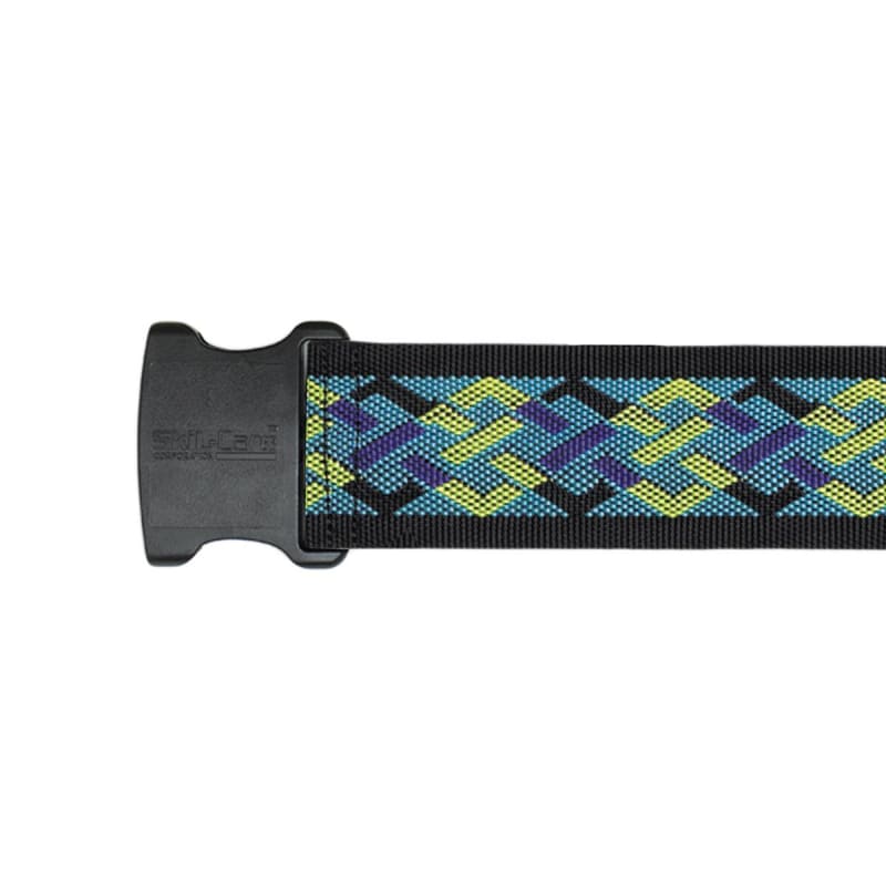 SkiL-Careâ„¢ Nylon Gait Belts with Delrin Buckle, Geo-Pattern D