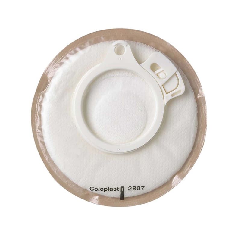 Coloplast AssuraÂ® Closed End Opaque Urostomy Minicap, Green Match