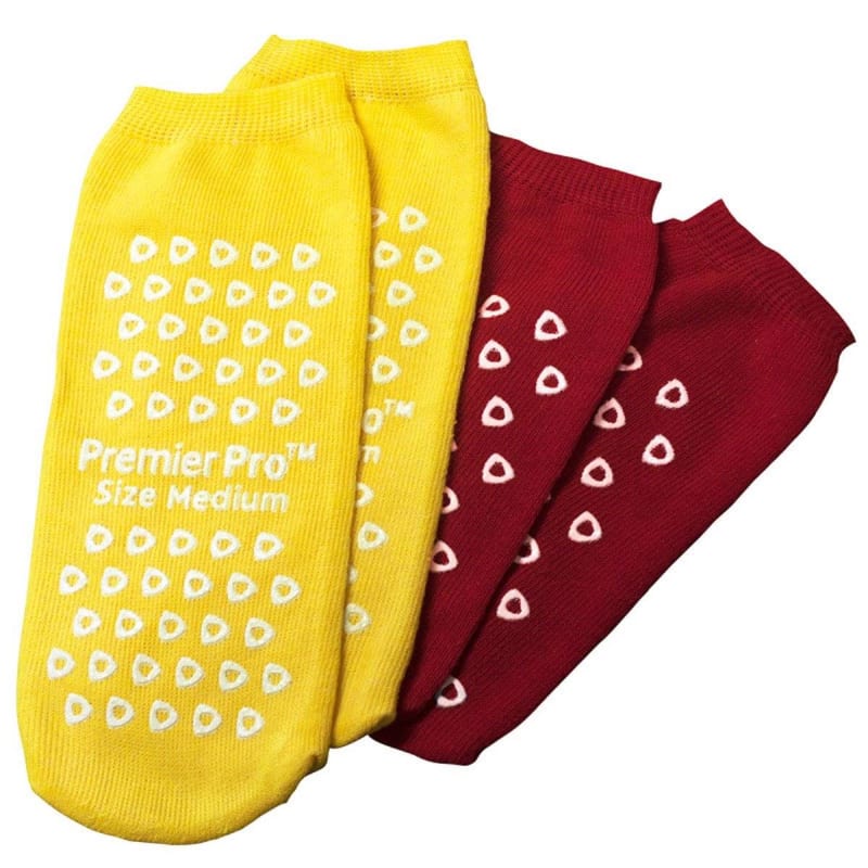 S2S Global Risk Management Slipper Socks PremierProâ„¢ Unisex Adult 2X-Large Double Tread Single Patient Use Yellow S2S Global Risk Management Slipper Socks PremierProâ„¢ Unisex Adult 2X-Large Double Tread Single Patient Use Yellow