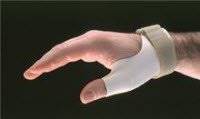 Alimed Thumb Spica European Adult Small Hook and Loop Strap Closure Left Hand White Alimed Thumb Spica European Adult Small Hook and Loop Strap Closure Left Hand White