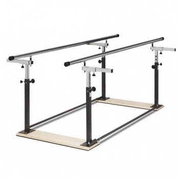 Clinton Industries Parallel Bars Stainless Steel Handrail, Folding, Width Adjustable 10 Foot X 16 to 24 X 28 to 41 Inch