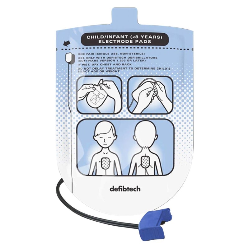 Worldpoint ECC AED Defibrillator Pad Plug Connector Pediatric