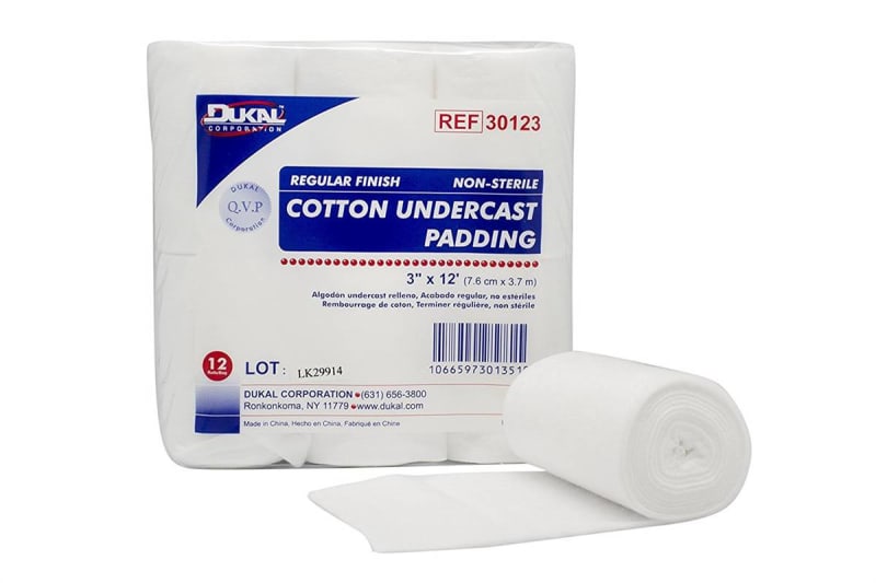 Dukal Cast Padding Undercast Dukalâ„¢ 3 Inch X 4 Yard Cotton NonSterile Dukal Cast Padding Undercast Dukalâ„¢ 3 Inch X 4 Yard Cotton NonSterile