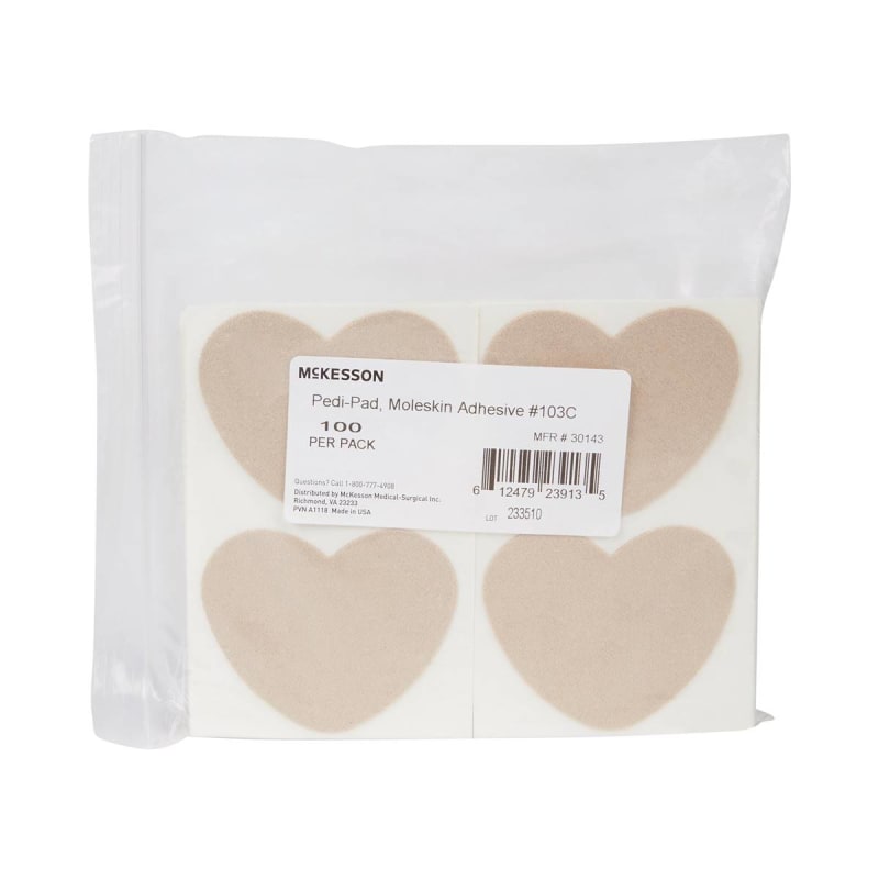 McKesson Brand McKesson Pedi-Pad Beige Protective Pad, Size 103-C