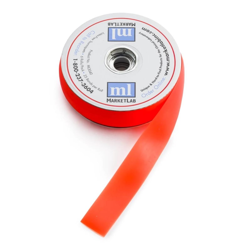 Market Lab Inc Tourniquet Strap mlÂ® 450 Inch Length Perforated / Rolled Copolymer Blend