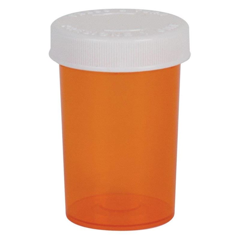 Apothecary Products Ezy DoseÂ® Push & Turn Prescription Vial, 20 Dram Capacity