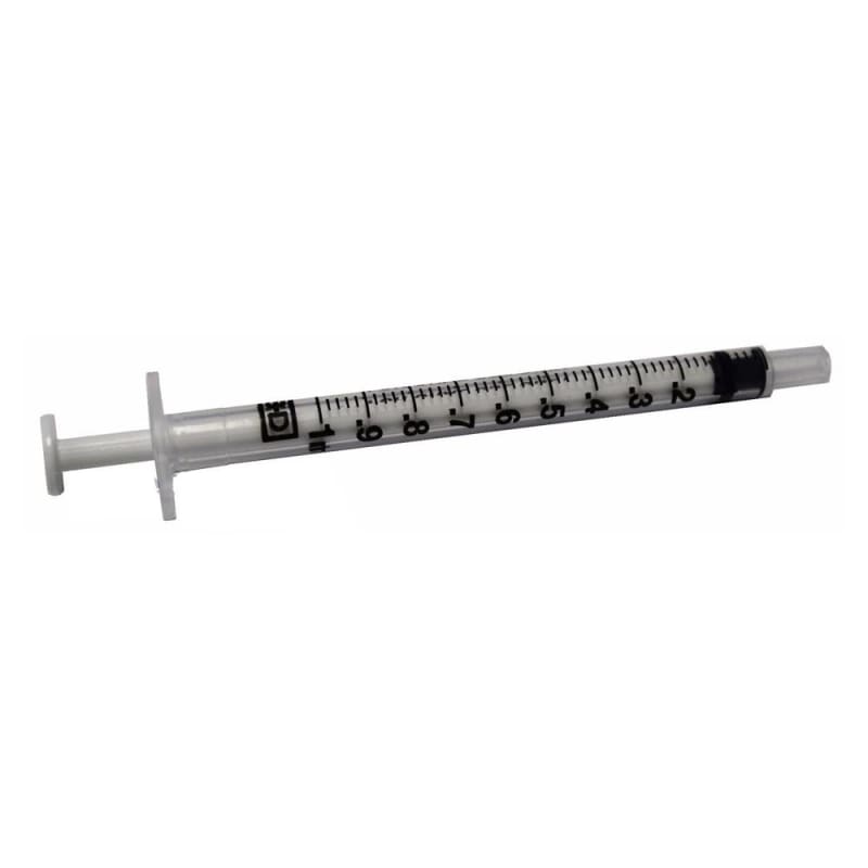 BD Barrel Oral Syringe, with Non Luer Tip, 1 mL, Clear