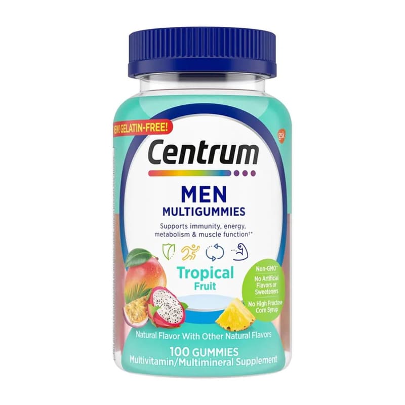 Glaxo Consumer Products Centrum Men MultiGummies Assorted Natural Fruit Flavors
