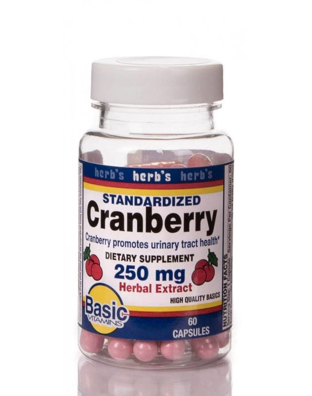 Basic Drug Herb's Cranberry Extract Dietary Supplement