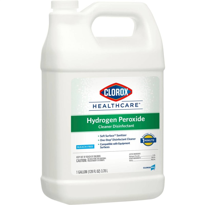 The Clorox Company Clorox HealthcareÂ® Hydrogen Peroxide Cleaner Disinfectant, Jug, 1 gal.