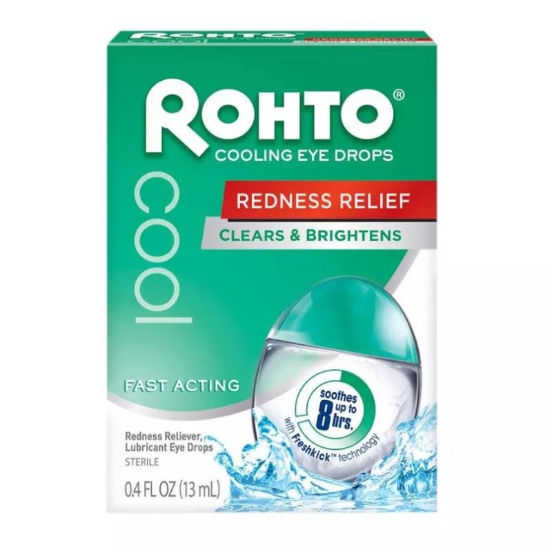 Mentholatum Company RohtoÂ® Cooling Cool Relief Redness Reliever Lubricant Eye Drops, 13 mL