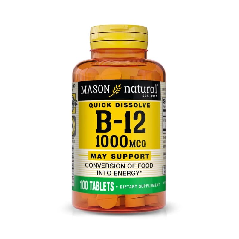 Mason Vitamins Mason NaturalÂ® Vitamin B-12 Vitamin Supplement