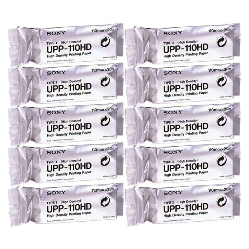 Nissha Medical Tech Ultrasound Video Paper Sony® Roll Black and White High Density Without Grid Nissha Medical Tech Ultrasound Video Paper Sony® Roll Black and White High Density Without Grid