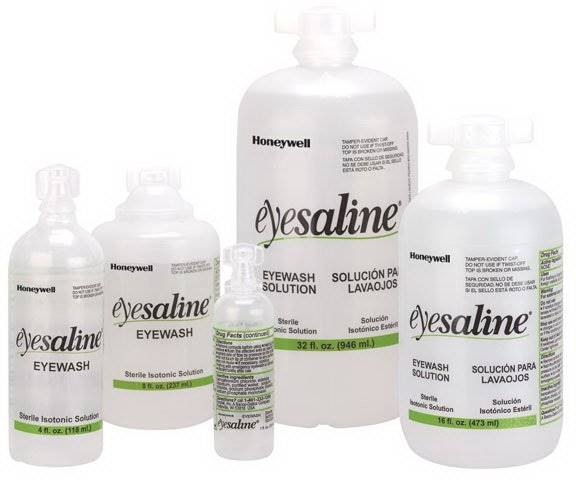 Honeywell Safety Products EyesalineÂ® Eye Wash Solution, 16-ounce bottle
