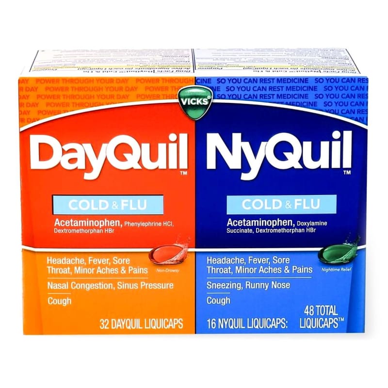 Procter & Gamble Vicks DayQuil/NyQuil Cold & Flu LiquiCaps