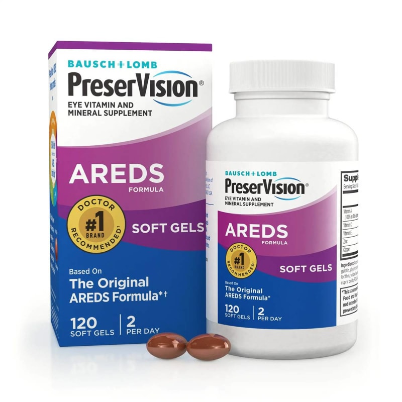 Bausch & Lomb Americas Inc Bausch + Lomb PreserVision AREDS Soft Gels