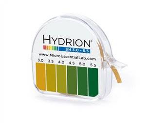 Micro Essentials pH Paper in Dispenser Hydrion® 3.0 to 5.5 Micro Essentials pH Paper in Dispenser Hydrion® 3.0 to 5.5