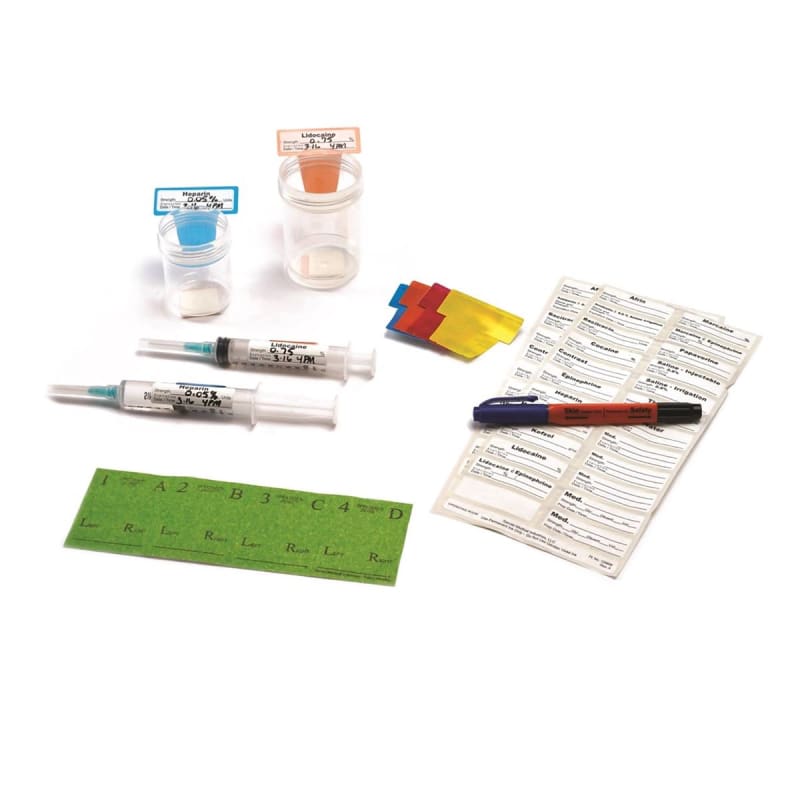 Sandel Medical Industries SandelÂ® Correct Medication Labeling Systemâ„¢ Kit for Surgery Centers