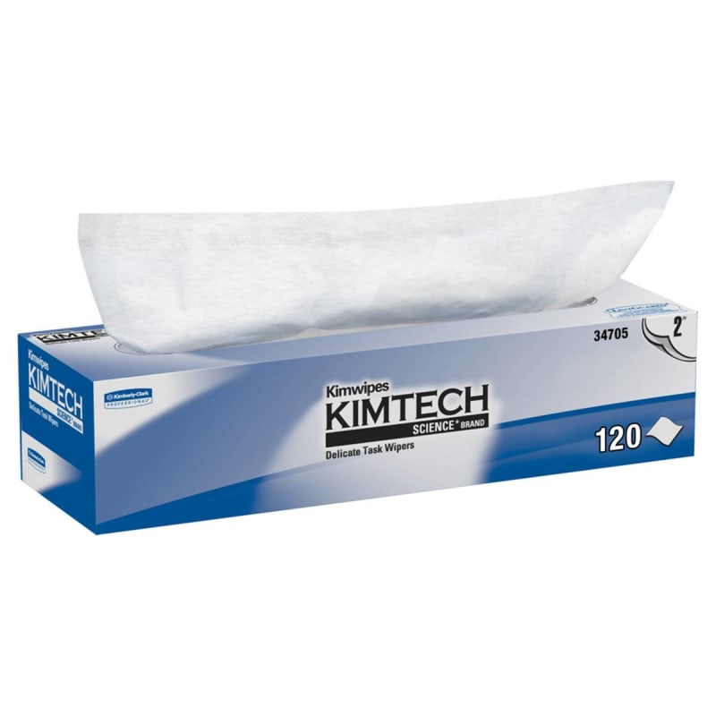 Kimberly Clark Kimtech Scienceâ„¢ Kimwipesâ„¢ Delicate Task Wipes, Two Ply, 11.22 x 12.39 Inch