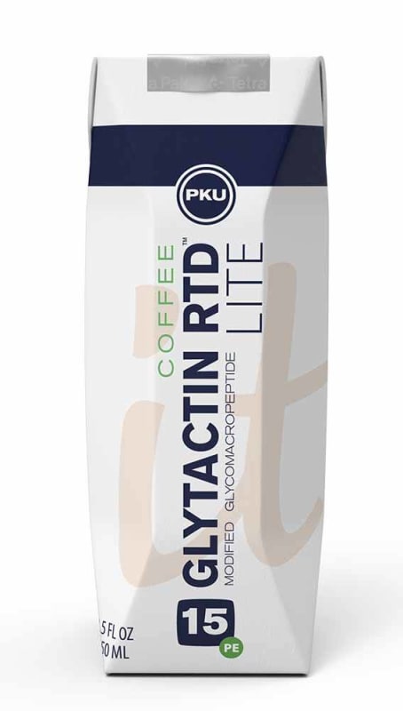 Cambrooke Therapeutics GlytactinÂ® RTD Lite Coffee Mocha Low Phenylalanine GMP-based Medical Food