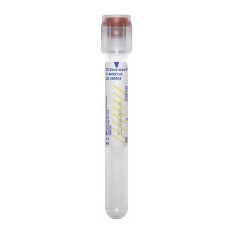 BD BD Vacutainer® No Additive (Z) Plus Secondary Tube Plain 6 mL BD Hemogard™ Closure Polyethylene Terephthalate (PET) Tube BD BD Vacutainer® No Additive (Z) Plus Secondary Tube Plain 6 mL BD Hemogard™ Closure Polyethylene Terephthalate (PET) Tube