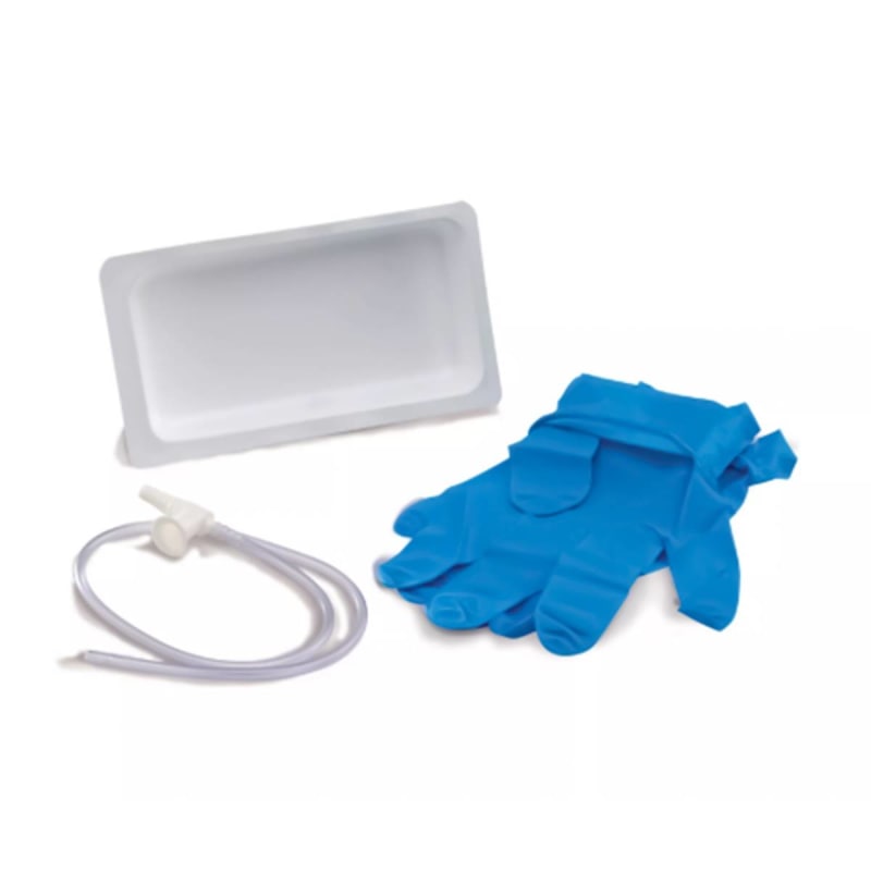 Cardinal Argyleâ„¢ Graduated Suction Catheter Tray with Chimney Valve, 10 Fr.