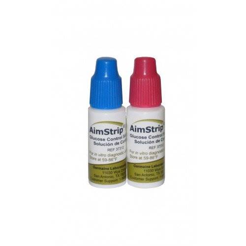Germaine Laboratories Inc Blood Glucose Control Solution AimStripÂ® 2 X 2 mL