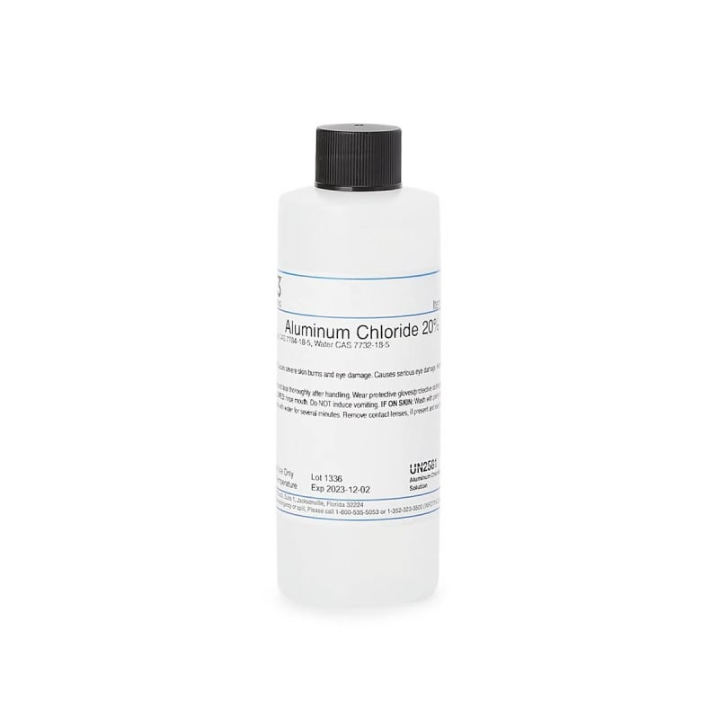 Medical Chemical Chemistry Reagent Aluminum Chloride ACS Grade 35% 4 oz. Medical Chemical Chemistry Reagent Aluminum Chloride ACS Grade 35% 4 oz.