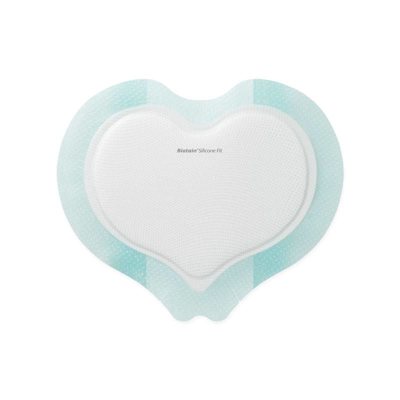 Coloplast Silicone Foam Dressing Biatain® Silicone Fit 9.8 X 9.8 Inch With Border Film Backing Silicone Adhesive Sacral Sterile Coloplast Silicone Foam Dressing Biatain® Silicone Fit 9.8 X 9.8 Inch With Border Film Backing Silicone Adhesive Sacral Sterile