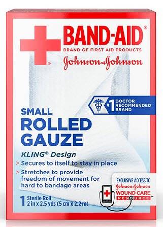J & J Sales Band-AidÂ® Sterile Conforming Bandage, 2 Inch x 2-1/2 Yard