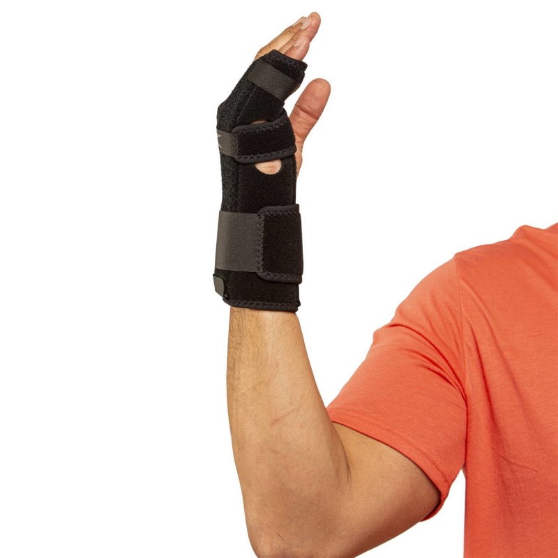 Hely & Weber Hand / Finger Brace TKO® Standard Neoprene / Nylon / UBL Right Hand Black X-Large Hely & Weber Hand / Finger Brace TKO® Standard Neoprene / Nylon / UBL Right Hand Black X-Large