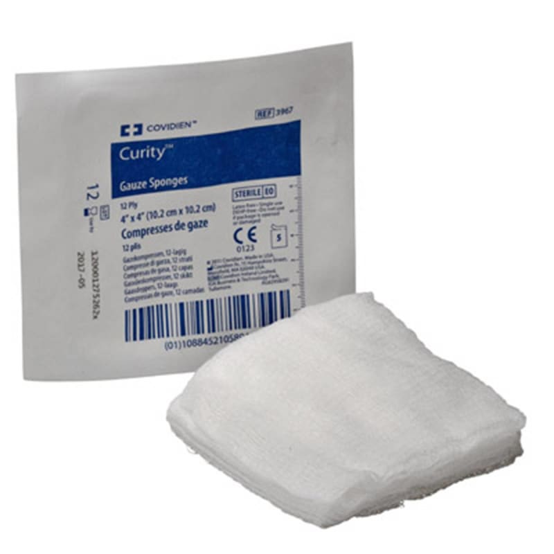Cardinal Curityâ„¢ Sterile USP Type VII Gauze Sponge, 4 x 4 Inch, 12-Ply Cardinal Curityâ„¢ Sterile USP Type VII Gauze Sponge, 4 x 4 Inch, 12-Ply