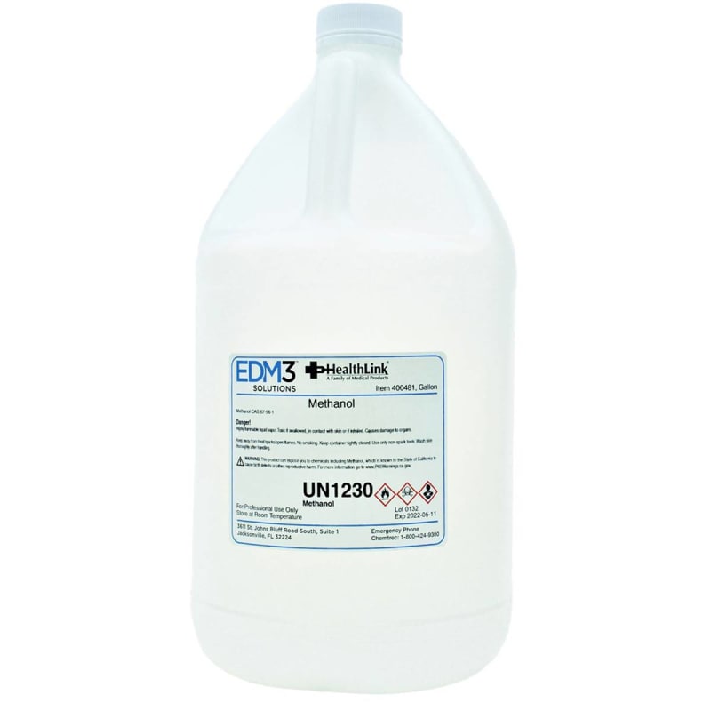 EDM 3 LLC Chemistry Reagent Methanol 100% 1 gal.
