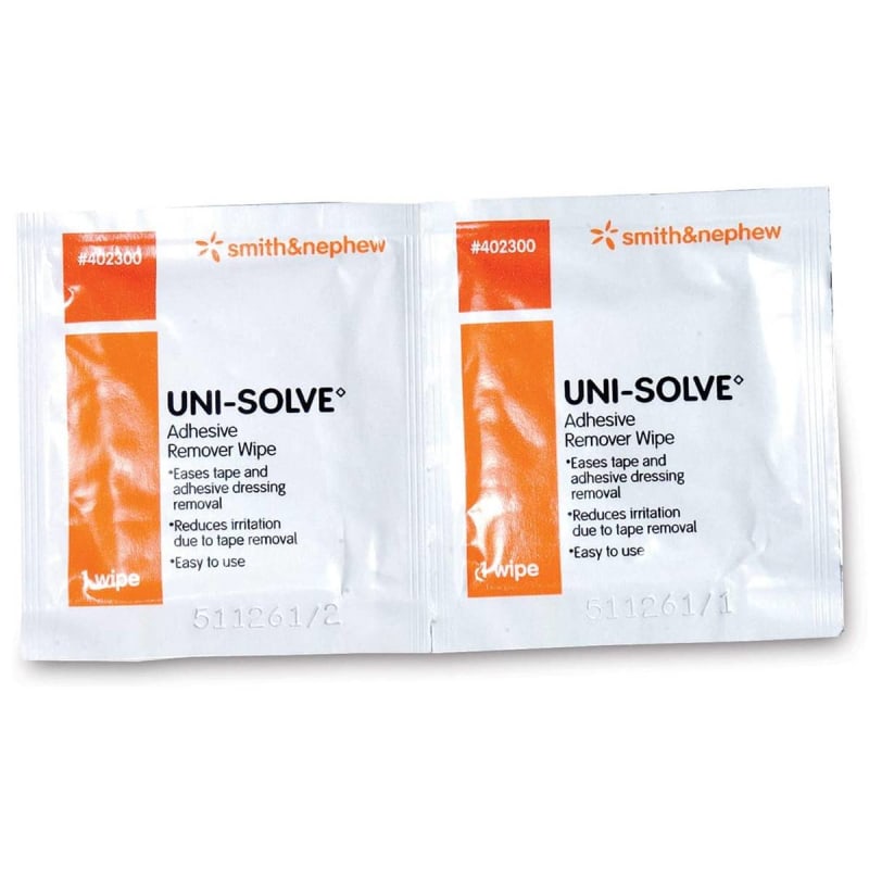 Smith & Nephew Uni-Solveâ„¢ Adhesive Remover, 2.5 x 2.5 Inch Wipe