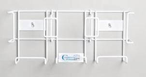 Dukal Glove Box Holder Countertipsâ„¢ Horizontal or Vertical Mounted 3-Box Capacity White 7-1/2 X 17 Inch Coated Wire Dukal Glove Box Holder Countertipsâ„¢ Horizontal or Vertical Mounted 3-Box Capacity White 7-1/2 X 17 Inch Coated Wire
