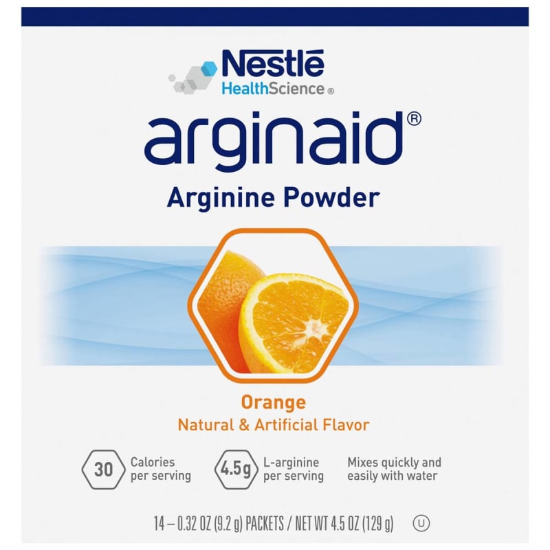 Lyons Magnus LLC Oral Supplement Hormel Vital CuisineÂ® L-EmentalÂ® Arginine Orange Flavor Powder 10.3 Gram Individual Packet