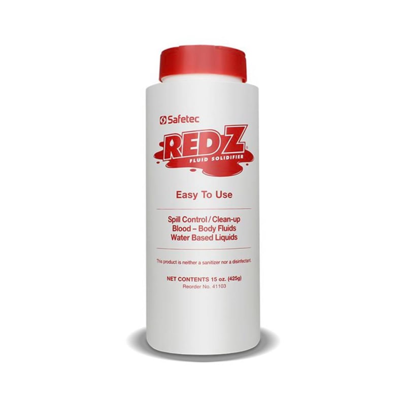 Safetec of America Red Zâ„¢ Spill Control Solidifier, 15-ounce Shaker Top Bottle