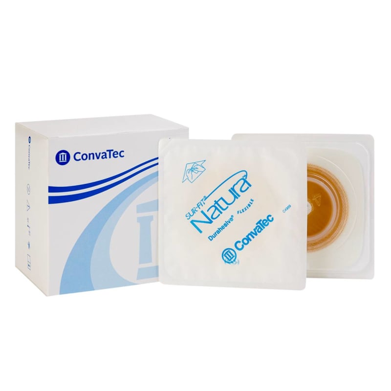 ConvaTec Sur-Fit NaturaÂ® Colostomy Barrier With 1-1Â¼ Inch Stoma Opening, White