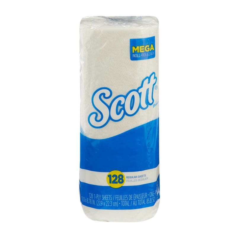 Kimberly Clark ScottÂ® Kitchen Paper Towel, 128 perforated sheets per roll