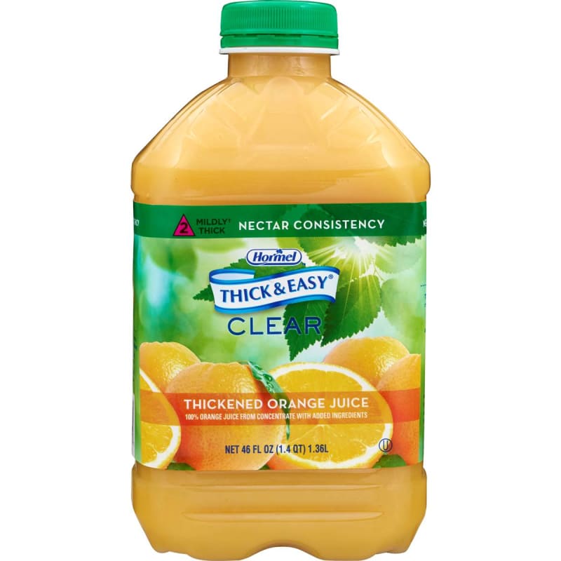 Lyons Magnus LLC Thick & Easy® Clear Nectar Consistency Orange Juice Thickened Beverage Lyons Magnus LLC Thick & Easy® Clear Nectar Consistency Orange Juice Thickened Beverage