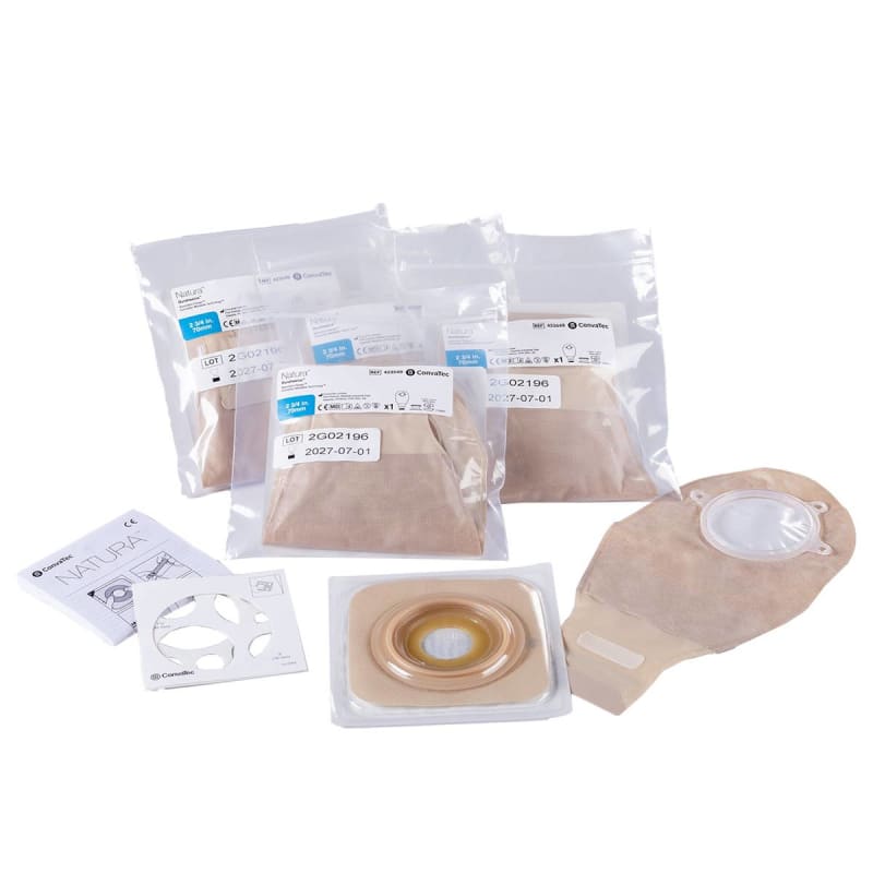 ConvaTec Ostomy Pouch NaturaÂ® One-Piece System Mold to Fit 2-3/4 Inch Stoma Drainable