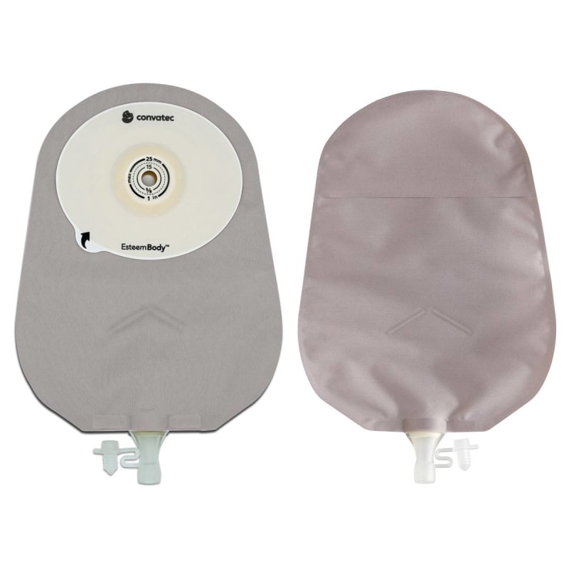 ConvaTec Esteem Bodyâ„¢ Soft Convex One-Piece Urostomy Pouch, Cut to Fit Stomas 10 â€“ 35 mm