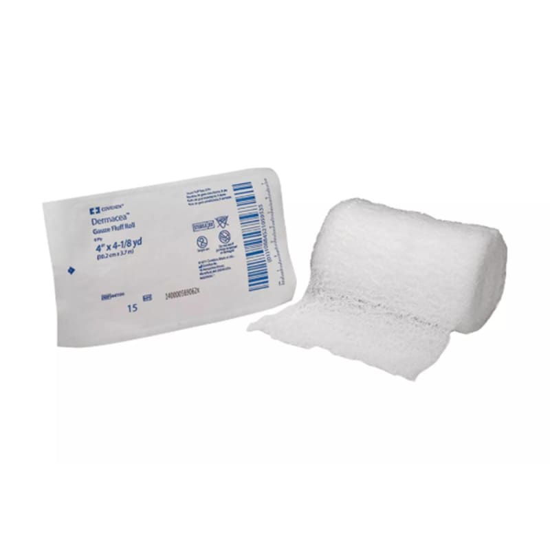 Cardinal Dermaceaâ„¢ Fluff Bandage Roll, 3-4/10 Inch x 3-6/10 Yard, 6-Ply Cardinal Dermaceaâ„¢ Fluff Bandage Roll, 3-4/10 Inch x 3-6/10 Yard, 6-Ply