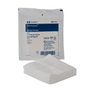Cardinal Dermaceaâ„¢ Sterile USP Type VII Gauze Sponge, 3 x 3 Inch, 12-Ply