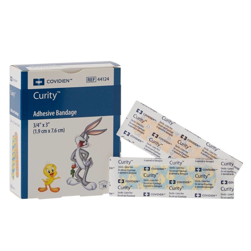 Cardinal Curityâ„¢ Assorted Looney Tunes Adhesive Strip, Â¾ x 3 Inch