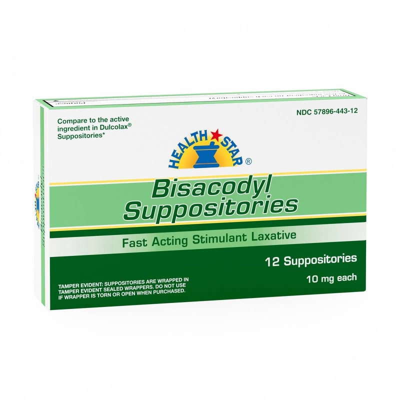 Geri-Care Health*Star Bisacodyl Laxative Suppository