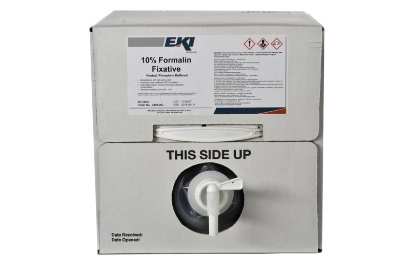 EK Industries Inc Histology Reagent Neutral Phosphate Buffered Formalin Fixative 10% 20 Liter EK Industries Inc Histology Reagent Neutral Phosphate Buffered Formalin Fixative 10% 20 Liter
