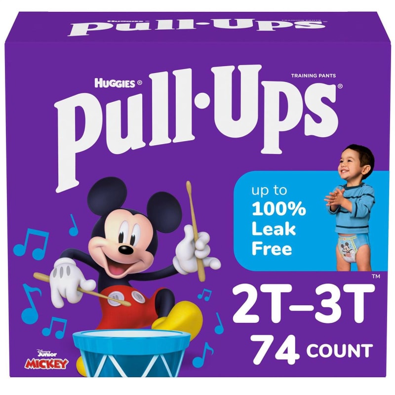 Kimberly Clark HuggiesÂ® Pull-UpsÂ® Learning DesignsÂ® Training Pants, 2T to 3T