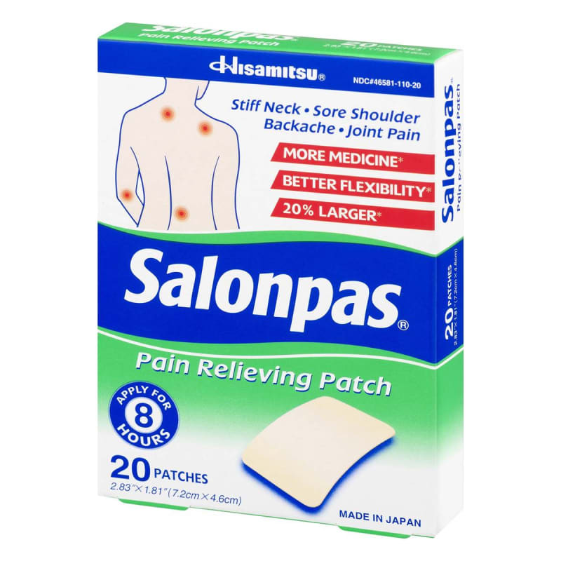 Emerson Healthcare SalonpasÂ® Pain Relieving Patches
