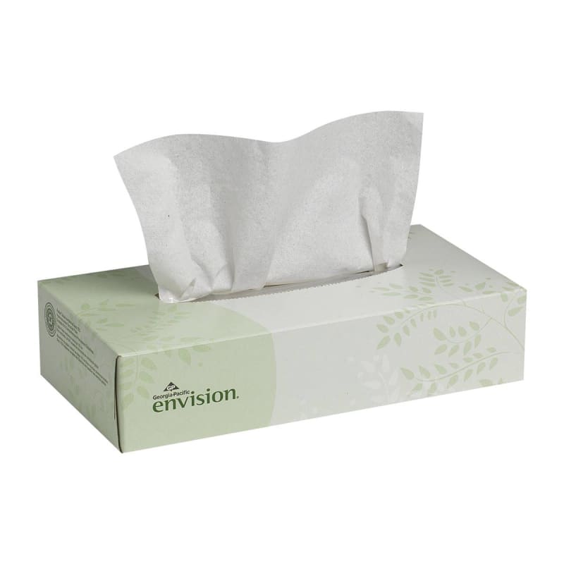 Georgia-Pacific Consumer Products LP Envision Facial Tissue White 8 x 8.3 Inch